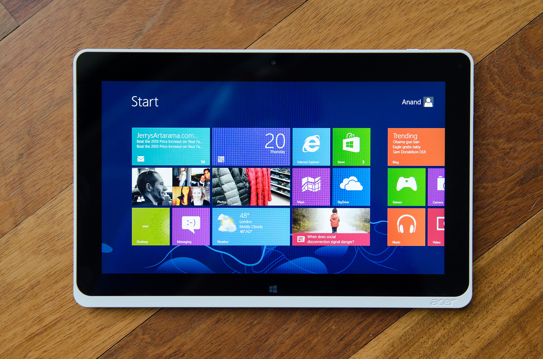 Η Acer θέλει να ξεπεράσει την Apple στην αγορά των tablets σε 2-3 χρόνια