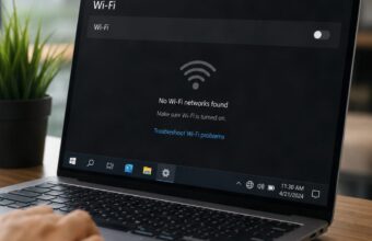 δεν βλέπει το wifi το laptop