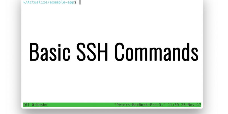10 βασικές και χρήσιμες εντολές του ssh client